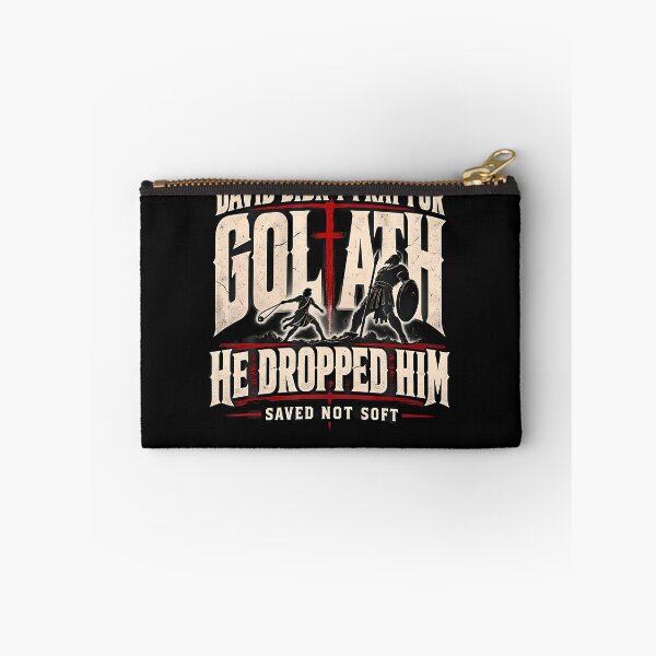Item preview, David Didn'T Pray For Goliath Saved Not Soft Christian designed and sold by Chromatic-Cubes.