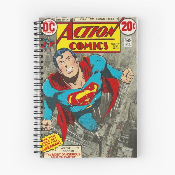 Item preview, Action Comics DC Comics Superman Book Original Custom Vintage Movie Poster Art designed and sold by Cool Robot Bro..