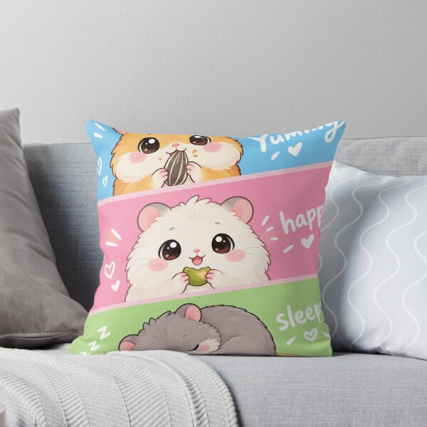 Item preview, Kawaii Hamster Yummy Happy Sleepy designed and sold by Pure Craft.