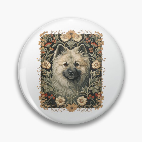 Item preview, Eurasier Dog Vintage Botanical Floral Portrait designed and sold by AntiqueImages.