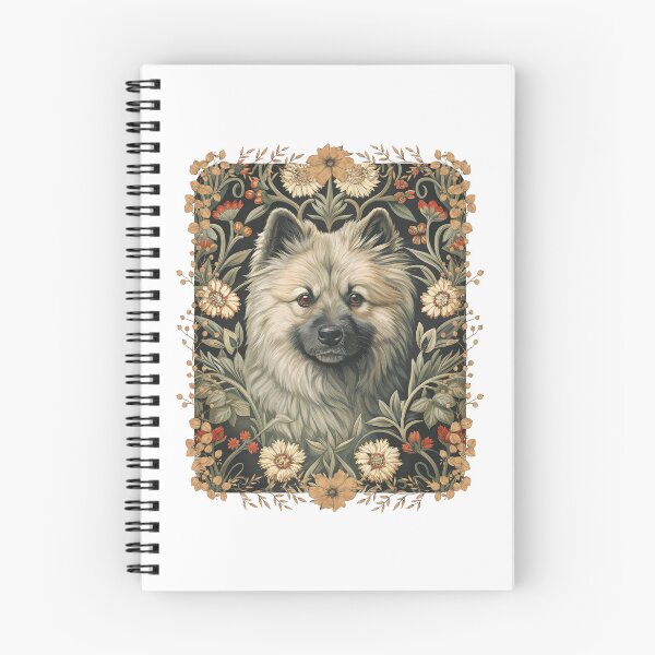 Item preview, Eurasier Dog Vintage Botanical Floral Portrait designed and sold by AntiqueImages.