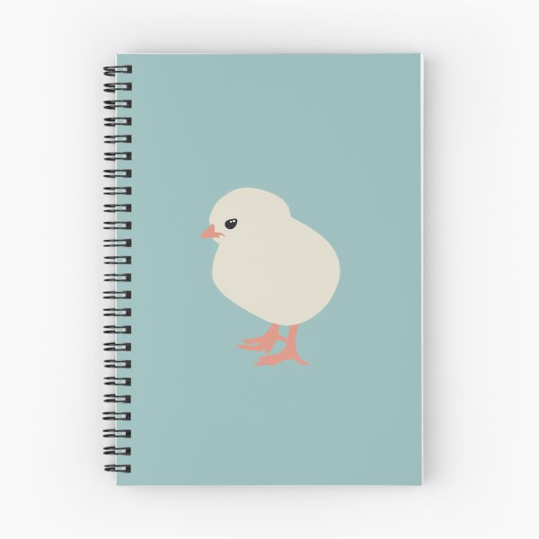 Item preview, Cute Minimalist Chick II on Soft Teal Background designed and sold by Nasdigitalart.