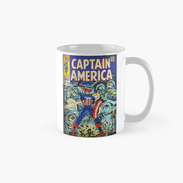 Item preview, Captain America Marvel Comics Comic Book Original Custom Vintage Movie Poster Art designed and sold by Cool Robot Bro..