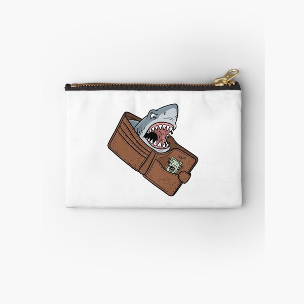 Item preview, Funny Wallet Shark Inflation Money Monster Relatable Pun designed and sold by SmartPuns.
