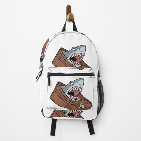Item preview, Funny Wallet Shark Inflation Money Monster Relatable Pun designed and sold by SmartPuns.