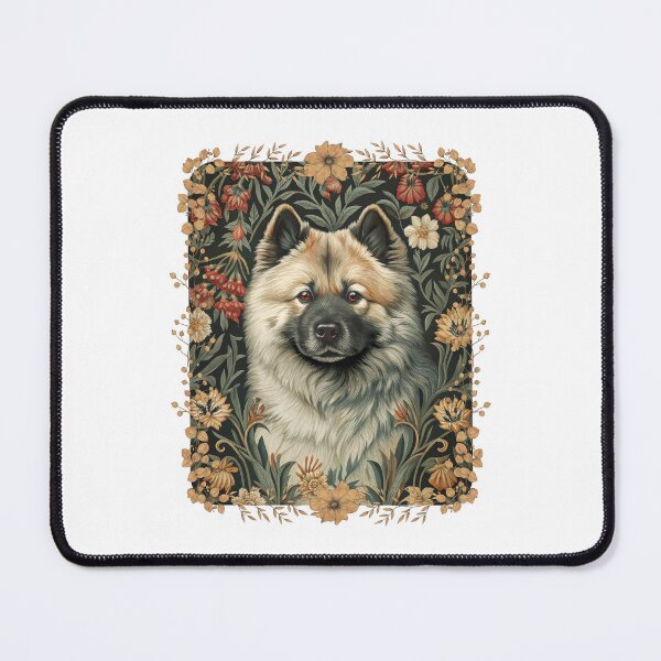 Item preview, Eurasier Dog Vintage Botanical Floral Portrait designed and sold by AntiqueImages.