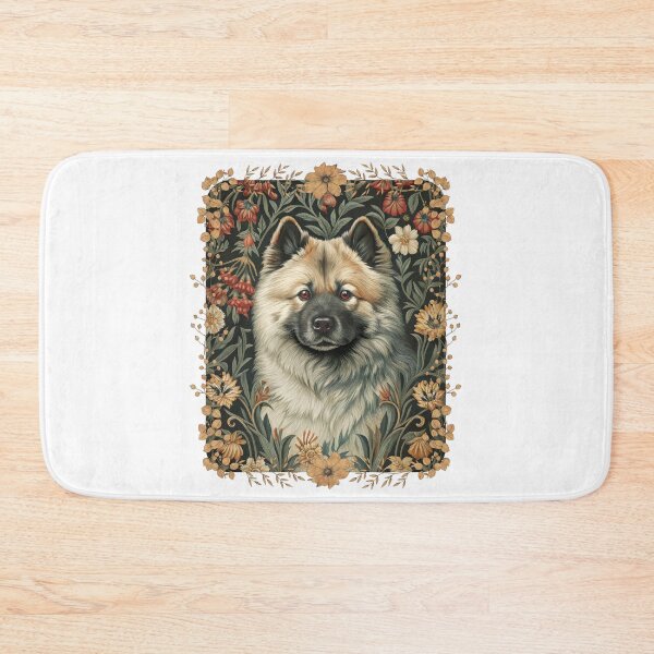 Item preview, Eurasier Dog Vintage Botanical Floral Portrait designed and sold by AntiqueImages.