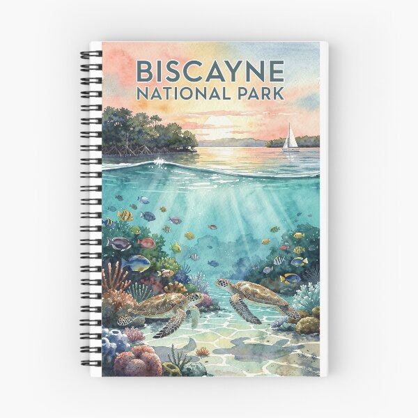 Item preview, Biscayne National Park Florida Vintage Watercolor Travel designed and sold by Teelogic.
