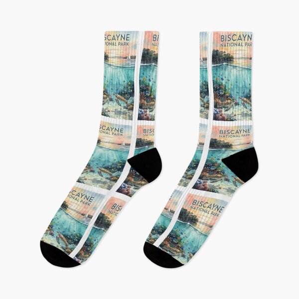 Item preview, Biscayne National Park Florida Vintage Watercolor Travel designed and sold by Teelogic.