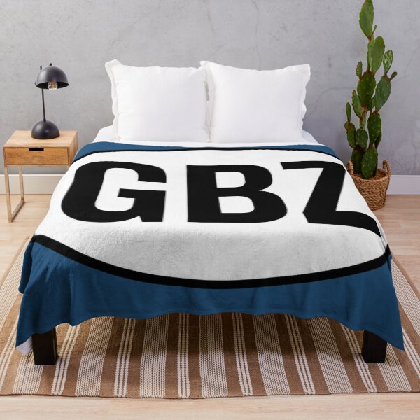Item preview, GBZ — Gibraltar — Oval Country Code Sticker designed and sold by The Digital Compass.