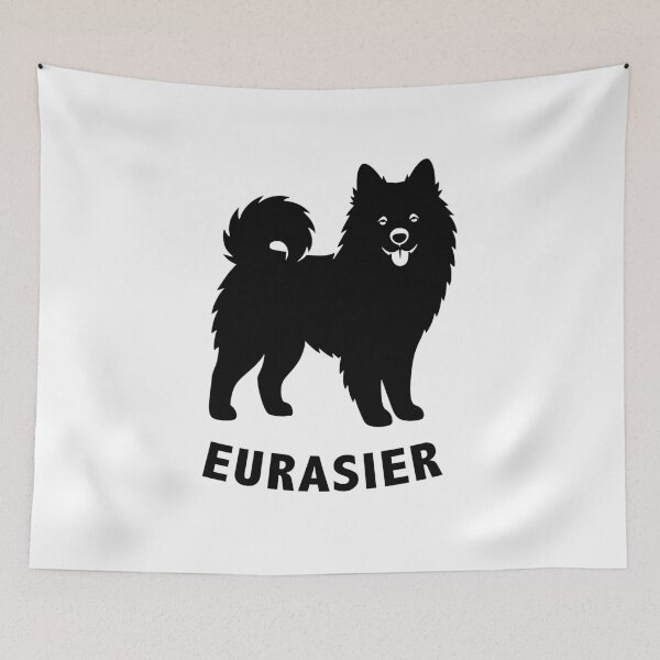 Item preview, Eurasier Dog Silhouette Breed Design designed and sold by AntiqueImages.