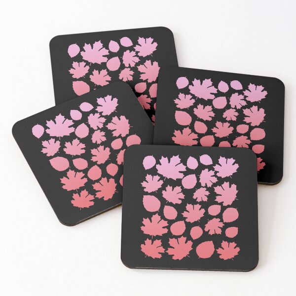 Item preview, Pink Autumn Leaves Pattern – Soft Rose & Coral Fall Aesthetic designed and sold by THROUGH-LIFE.