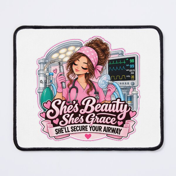 Item preview, She’s Beauty She’s Grace – Anesthesiologist Airway Gift designed and sold by MaritaSS.