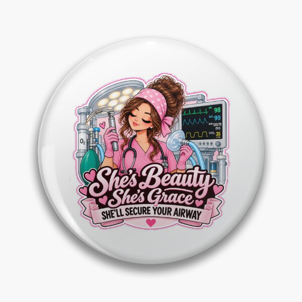 Item preview, She’s Beauty She’s Grace – Anesthesiologist Airway Gift designed and sold by MaritaSS.