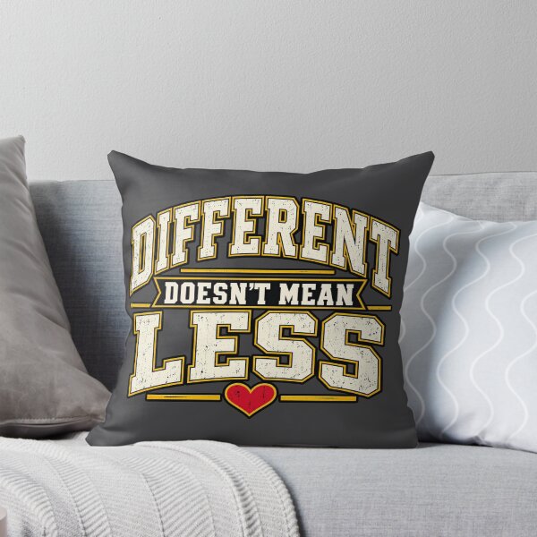 Item preview, Different Doesn’t Mean Less – Disability Pride & Inclusion designed and sold by OzyWear.