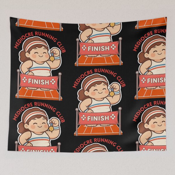 Item preview, Mediocre Running Club designed and sold by tellia-kallisto.