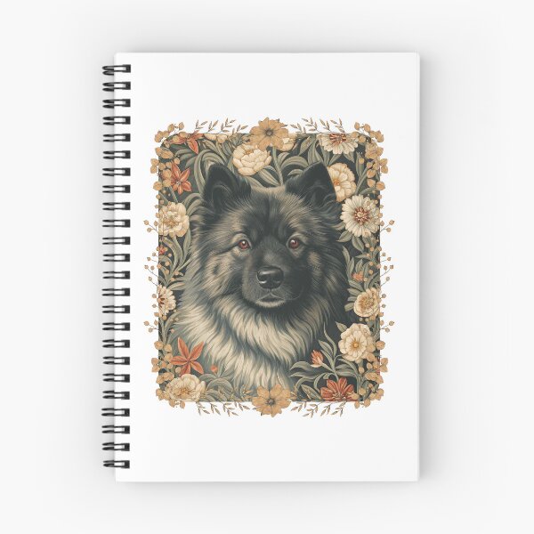 Item preview, Eurasier Dog Vintage Botanical Floral Portrait designed and sold by AntiqueImages.