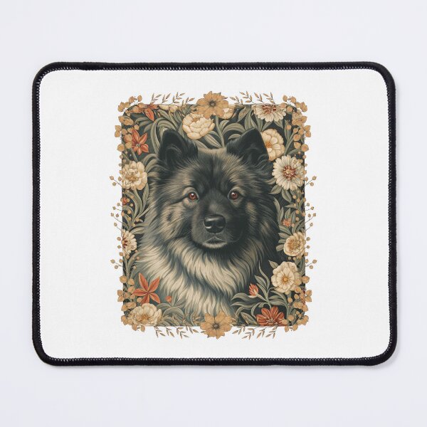 Item preview, Eurasier Dog Vintage Botanical Floral Portrait designed and sold by AntiqueImages.