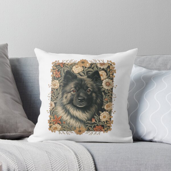 Item preview, Eurasier Dog Vintage Botanical Floral Portrait designed and sold by AntiqueImages.