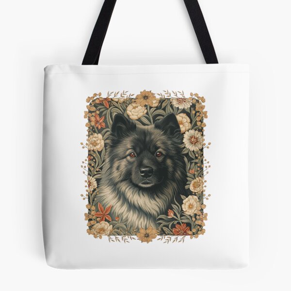 Item preview, Eurasier Dog Vintage Botanical Floral Portrait designed and sold by AntiqueImages.