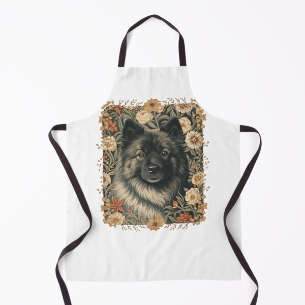 Item preview, Eurasier Dog Vintage Botanical Floral Portrait designed and sold by AntiqueImages.