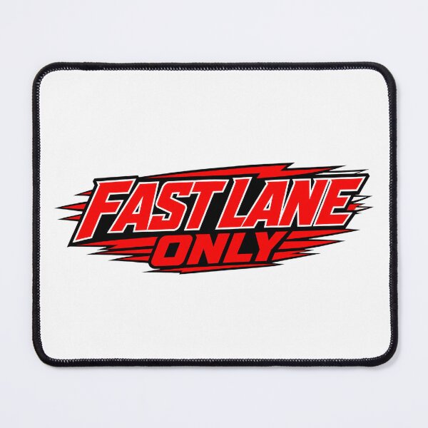 Item preview, Fast Lane Only Typography Vector Design - Racing & Speed Text Style designed and sold by Nubian Style.