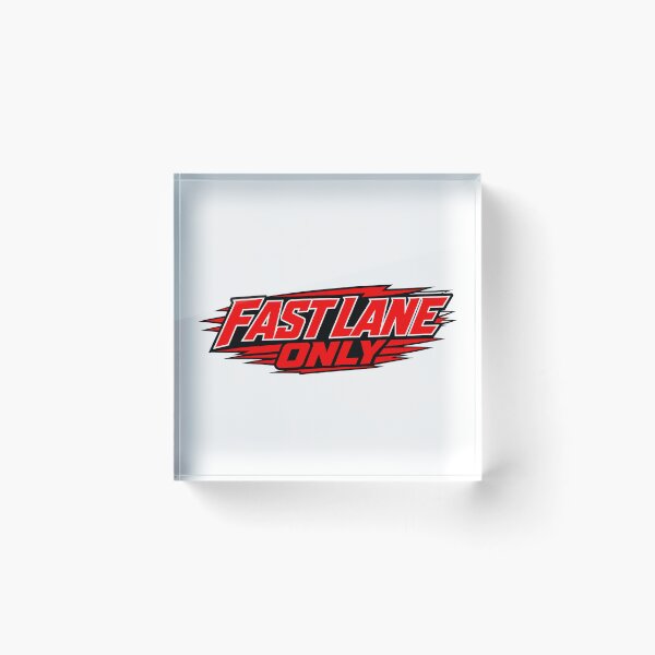 Item preview, Fast Lane Only Typography Vector Design - Racing & Speed Text Style designed and sold by Nubian Style.