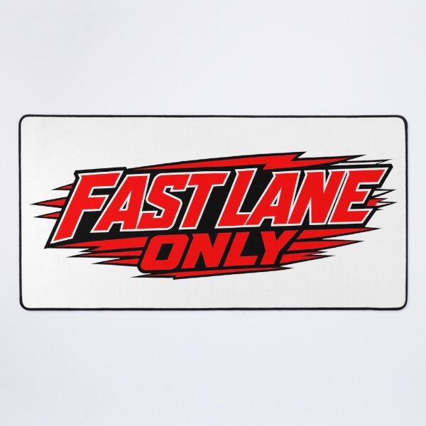 Item preview, Fast Lane Only Typography Vector Design - Racing & Speed Text Style designed and sold by Nubian Style.