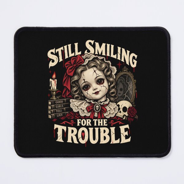Item preview, Still Smiling Gothic Doll Horror - Vintage Creepy porcelain doll designed and sold by SidTastic .