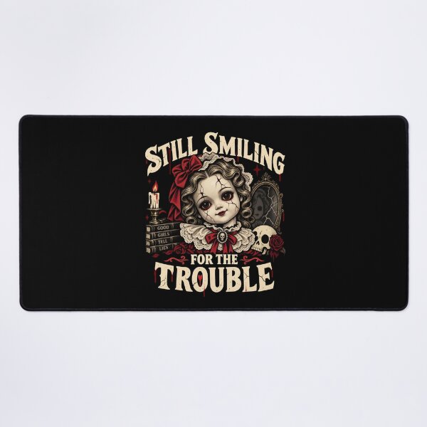 Item preview, Still Smiling Gothic Doll Horror - Vintage Creepy porcelain doll designed and sold by SidTastic .