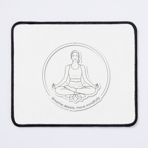 Item preview, Breathe Deeply, Move Mindfully designed and sold by NiftyWrx.