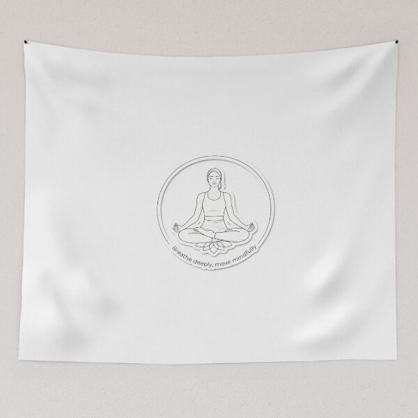 Item preview, Breathe Deeply, Move Mindfully designed and sold by NiftyWrx.