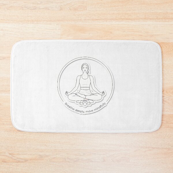 Item preview, Breathe Deeply, Move Mindfully designed and sold by NiftyWrx.