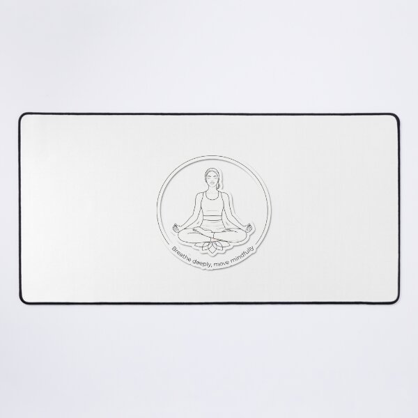 Item preview, Breathe Deeply, Move Mindfully designed and sold by NiftyWrx.
