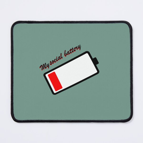 Item preview, My Social Battery – Low Energy Introvert Humor designed and sold by Mylittleshop26.