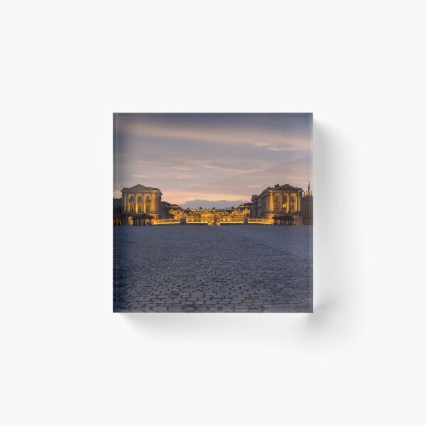 Aperçu de l'œuvre Le château de Versailles au crépuscule créée et vendue par Kasia Design.