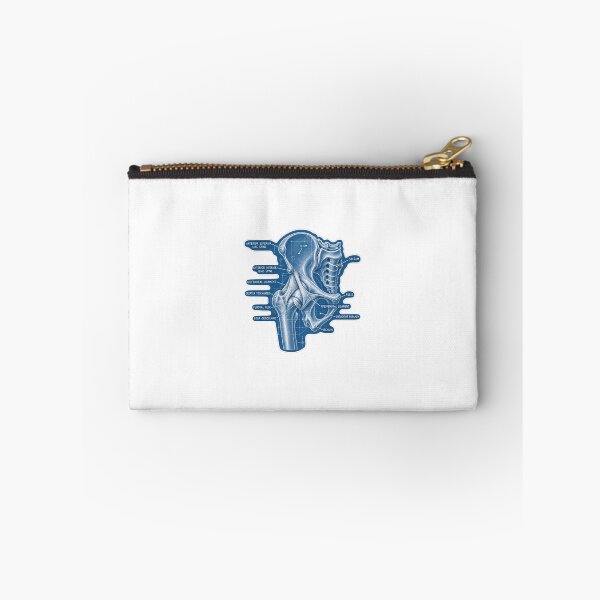 Item preview, Anatomy Hip Ligaments Blueprint Physical Therapy Sticker designed and sold by isokinetic.