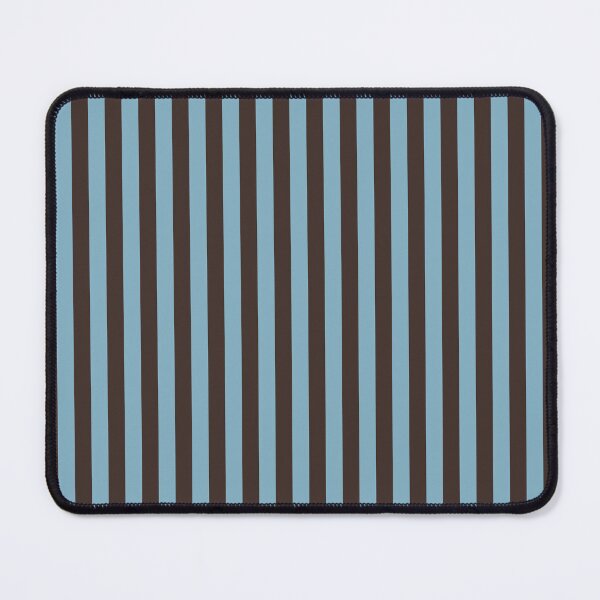 Item preview, Blue and Chocolate Brown Stripes designed and sold by studio-ladybug.
