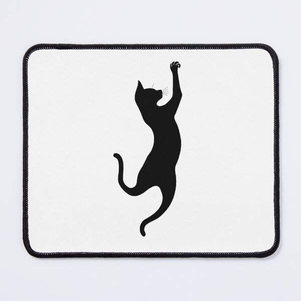Item preview, Climbing black cat minimalist silhouette designed and sold by Prints by Mat.