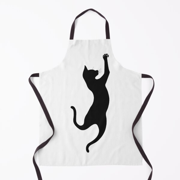 Item preview, Climbing black cat minimalist silhouette designed and sold by Prints by Mat.