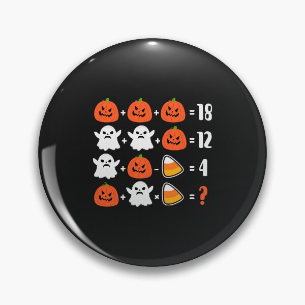 Item preview, Spooky Math - Math Teacher Puzzle Hallween designed and sold by Artful Paws.