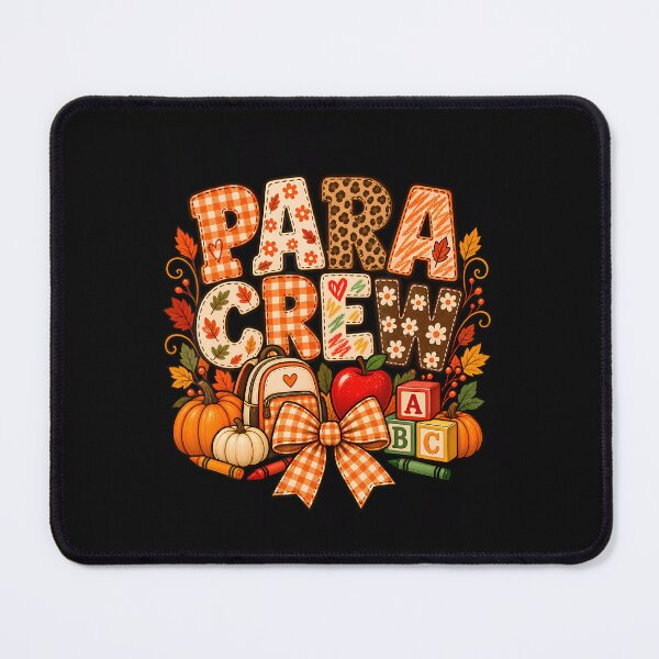 Item preview, Para Crew Fall Paraprofessional Teacher Aide Autumn Schools designed and sold by Chromatic-Cubes.