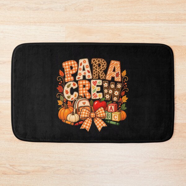 Item preview, Para Crew Fall Paraprofessional Teacher Aide Autumn Schools designed and sold by Chromatic-Cubes.