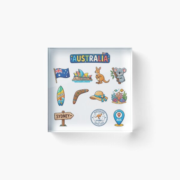 Item preview, A trip through Australia designed and sold by SoraPetals.