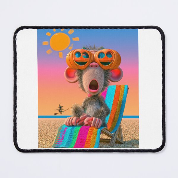 Item preview, Funny and crazy Pumpkin Monkey designed and sold by OutOfTheBubble.