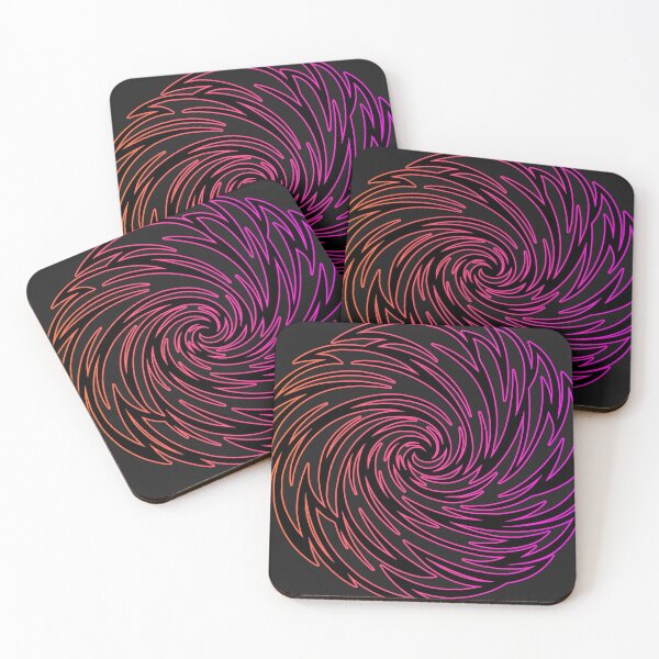 Item preview, Neon Spiral Vortex – Abstract Swirl Pattern designed and sold by Pommes im Bett.