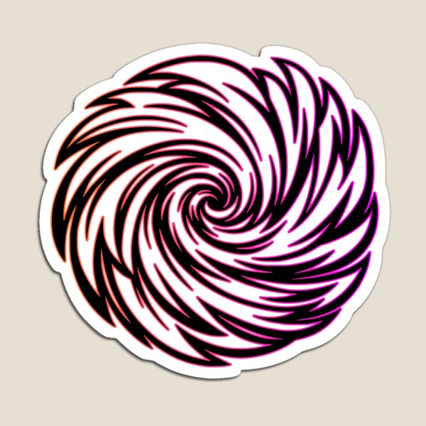 Item preview, Neon Spiral Vortex – Abstract Swirl Pattern designed and sold by Pommes im Bett.
