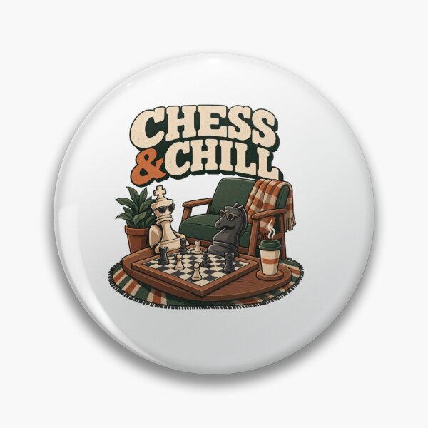 Item preview, Chess & Chill – Casual Chess Player Board Game Design designed and sold by Print-Mingle01.