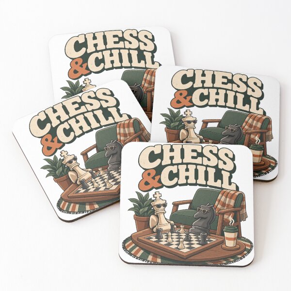 Item preview, Chess & Chill – Casual Chess Player Board Game Design designed and sold by Print-Mingle01.