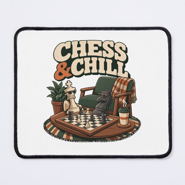 Item preview, Chess & Chill – Casual Chess Player Board Game Design designed and sold by Print-Mingle01.
